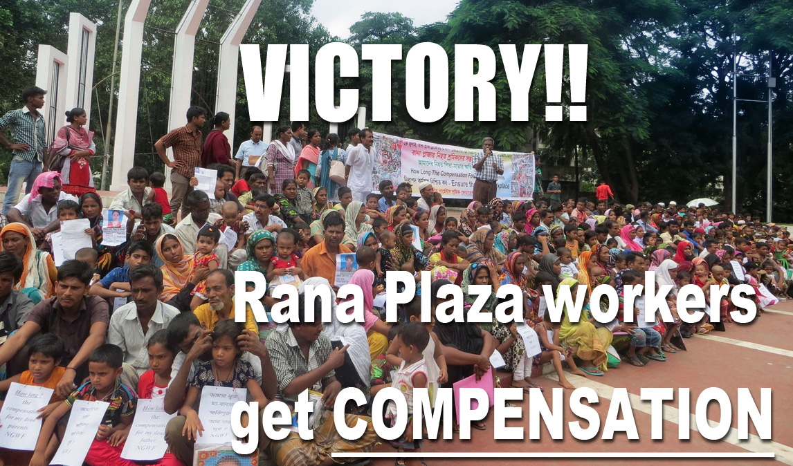 Victory for Rana Plaza Survivors!!