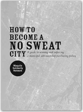 No Sweat City guide cover