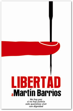 Poster: Libertad a Martin Barrios 