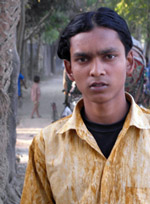 Liton, 18, has been a garment worker since he was 1. For the last six months he worked at Sayem Fashion.