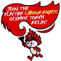 Join the PlayFair Labour Rights Olympic Torch Relay!